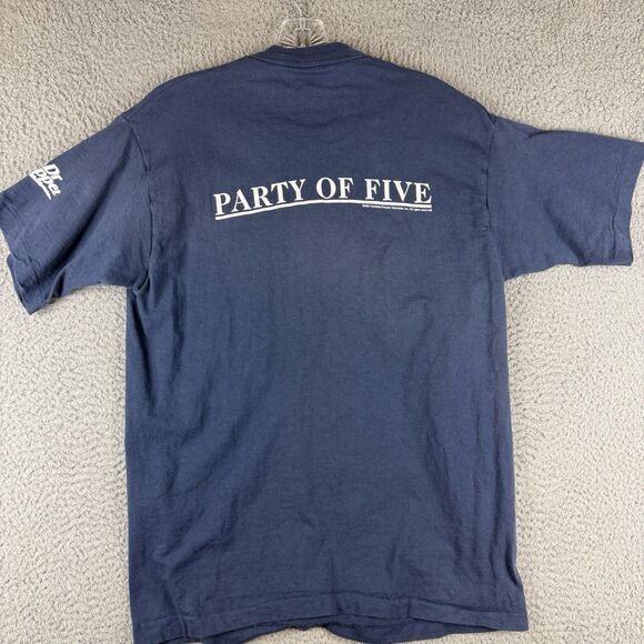 1995 Party of Five Fox Dr Pepper T-Shirt Size Large Single Stitch Vintage - Picture 6 of 11